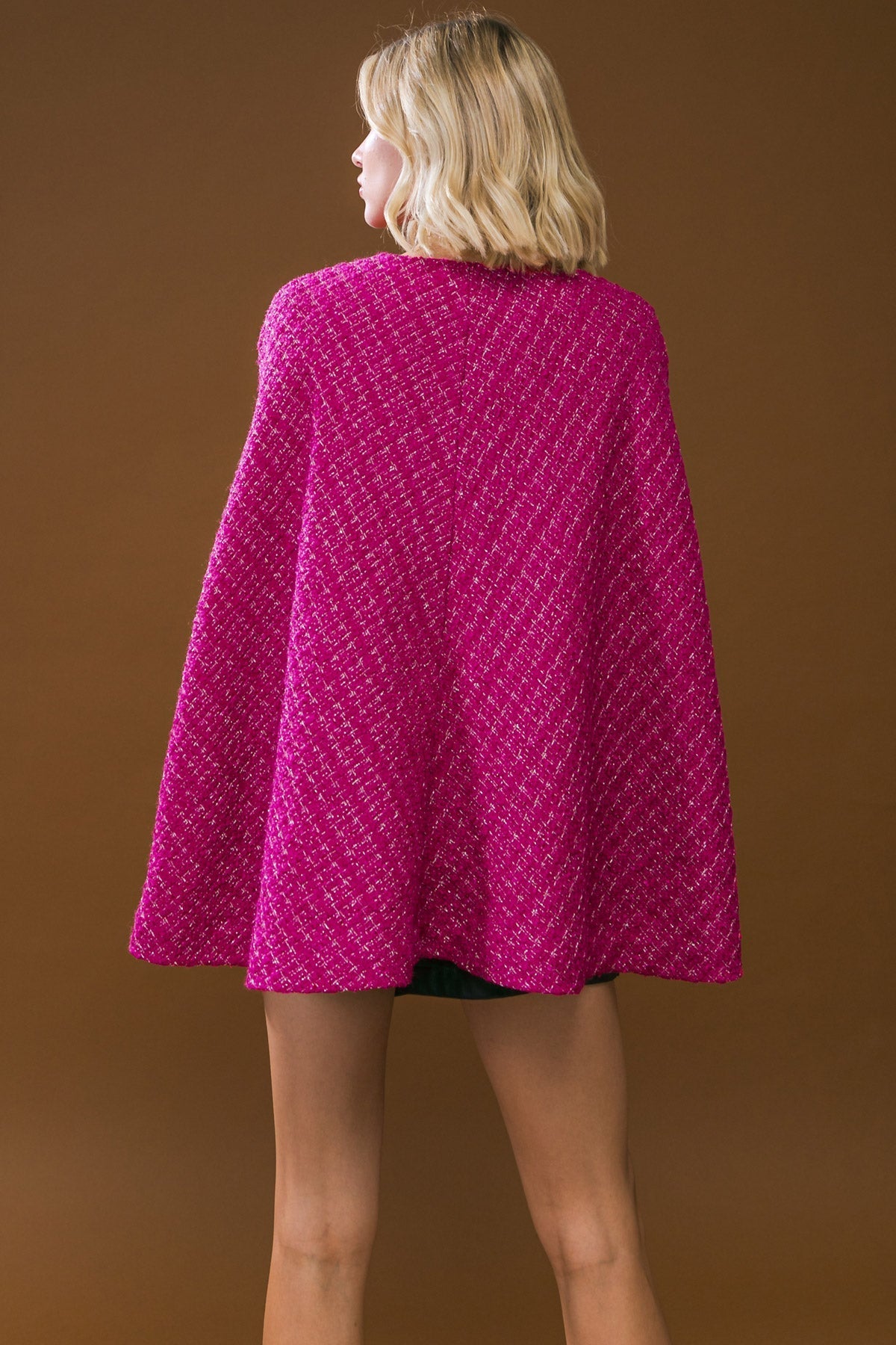 SUNSET DANCE TWEED CAPELET Flying Tomato